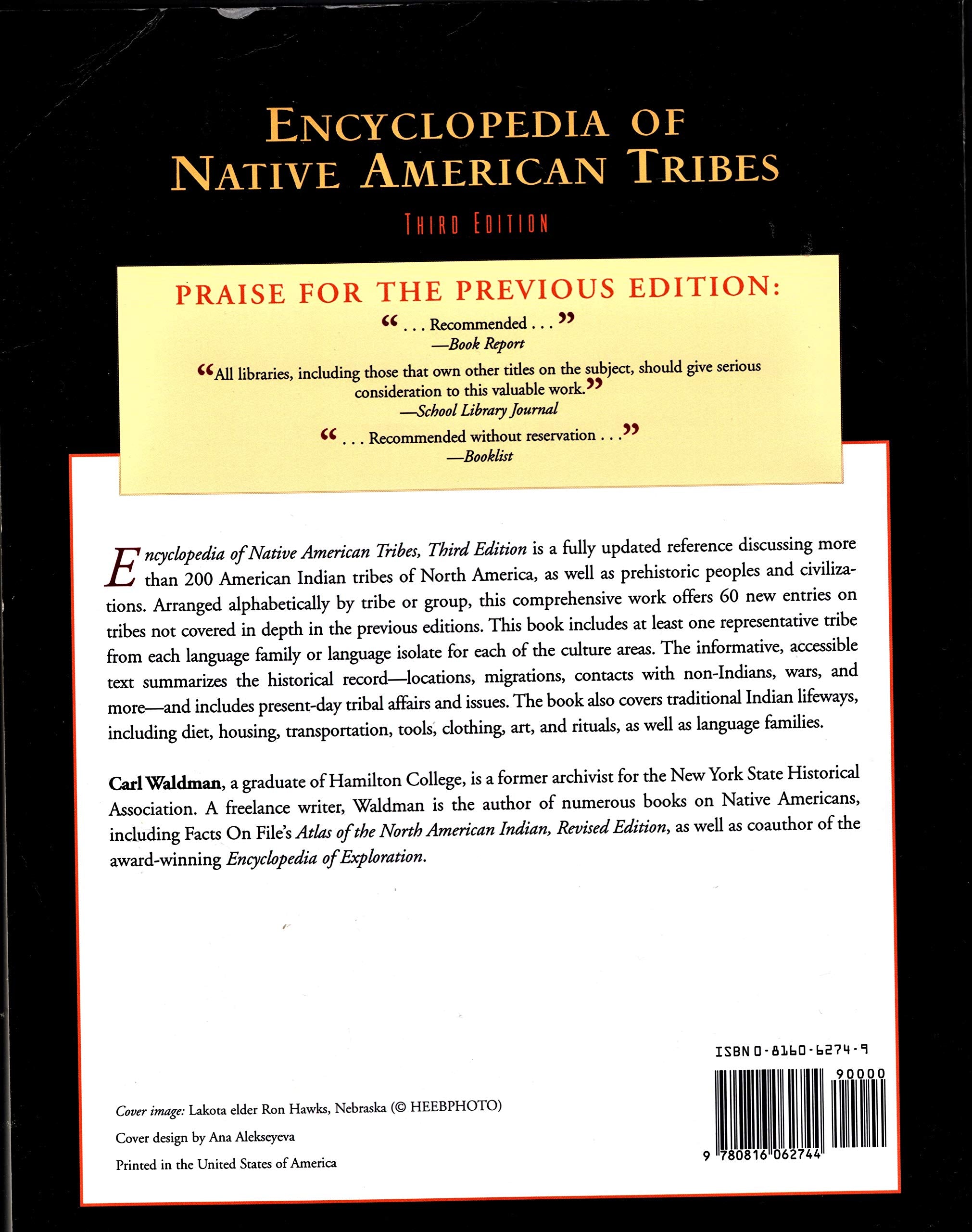 Encyclopedia of Native American Tribes (Facts on File Library of American History) used book depot