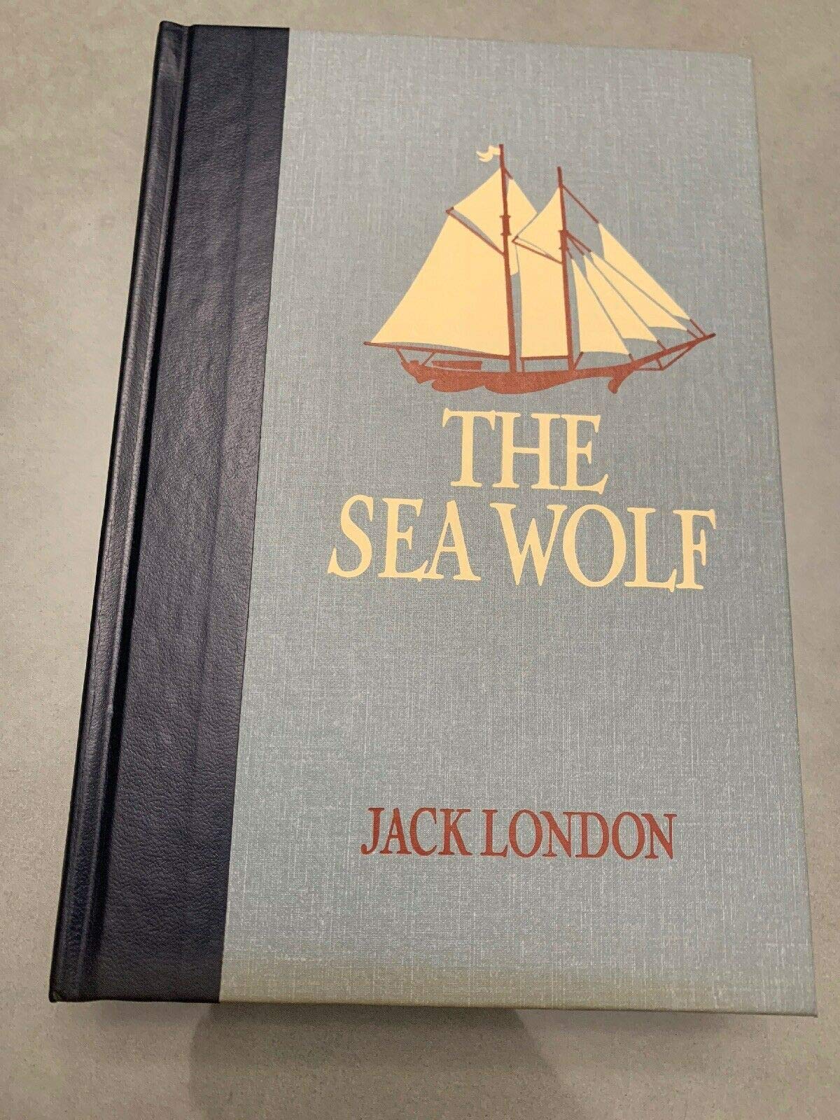 1989 The SEA WOLF Hard Cover Book by JACK LONDON Readers Digest Edition used book depot