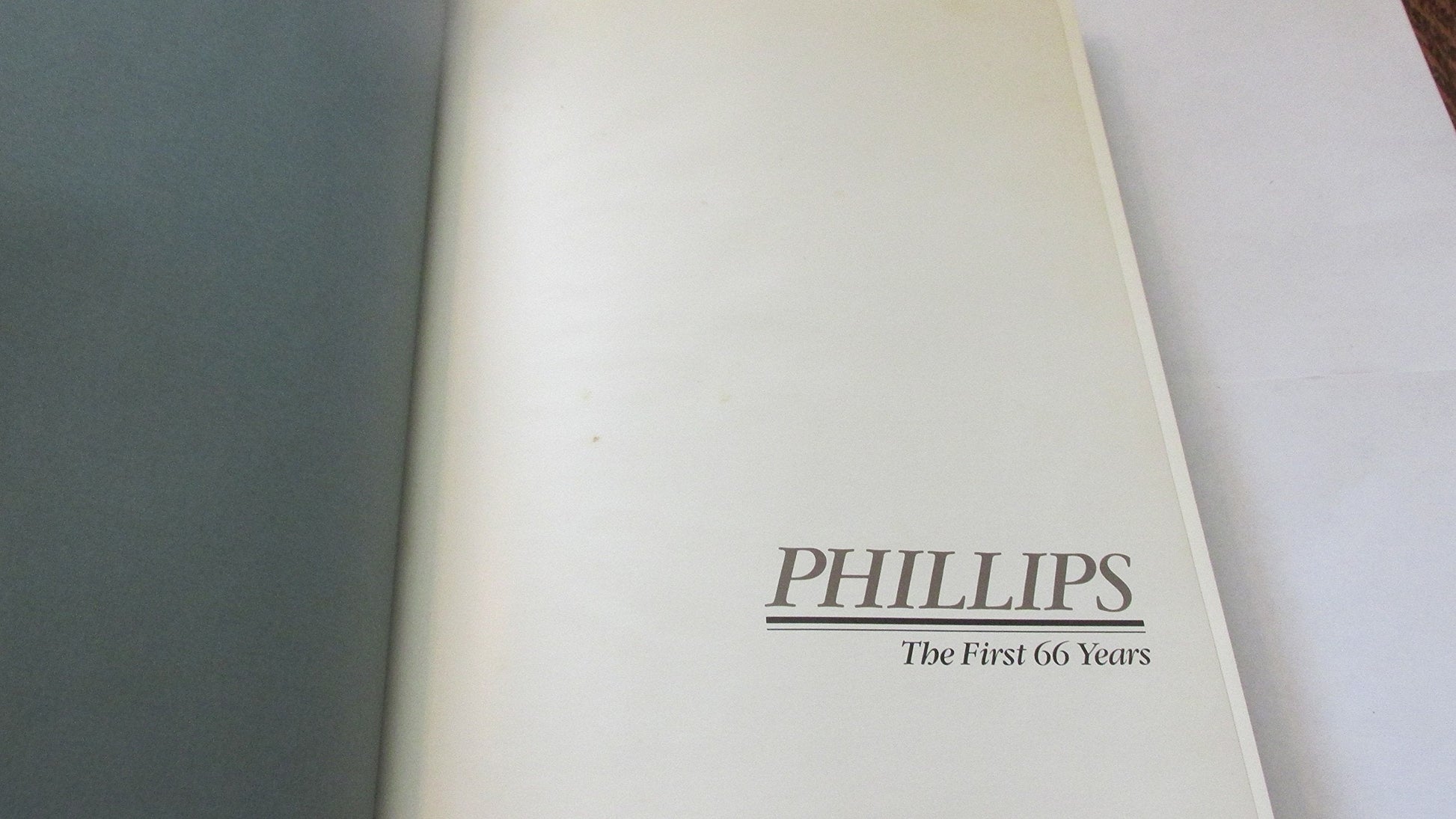 PHILLIPS. The First 66 Years. A Public Affairs Production of the Phillips Petroleum Company. used book depot
