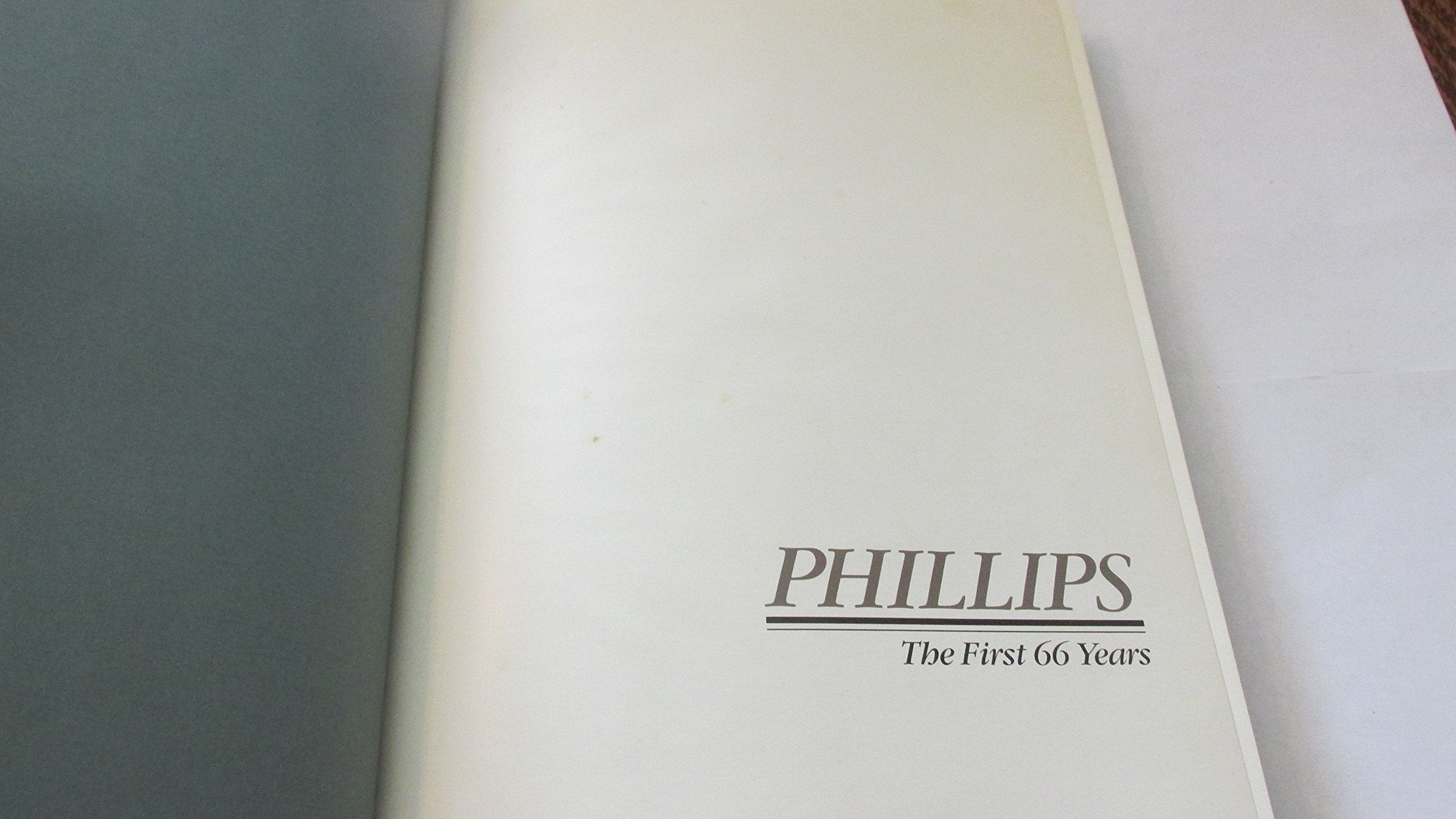 PHILLIPS. The First 66 Years. A Public Affairs Production of the Phillips Petroleum Company. used book depot