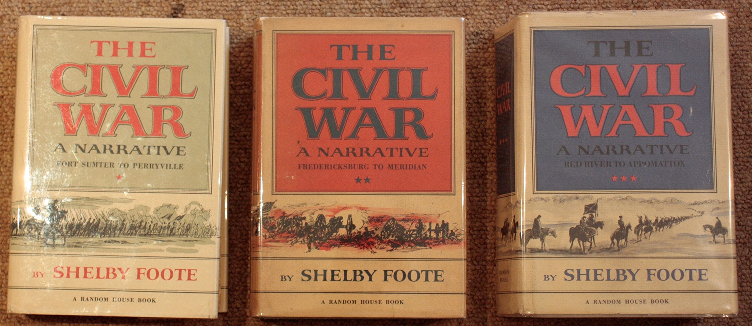 The Civil War: A Narrative: Red River to Appomattox used book depot