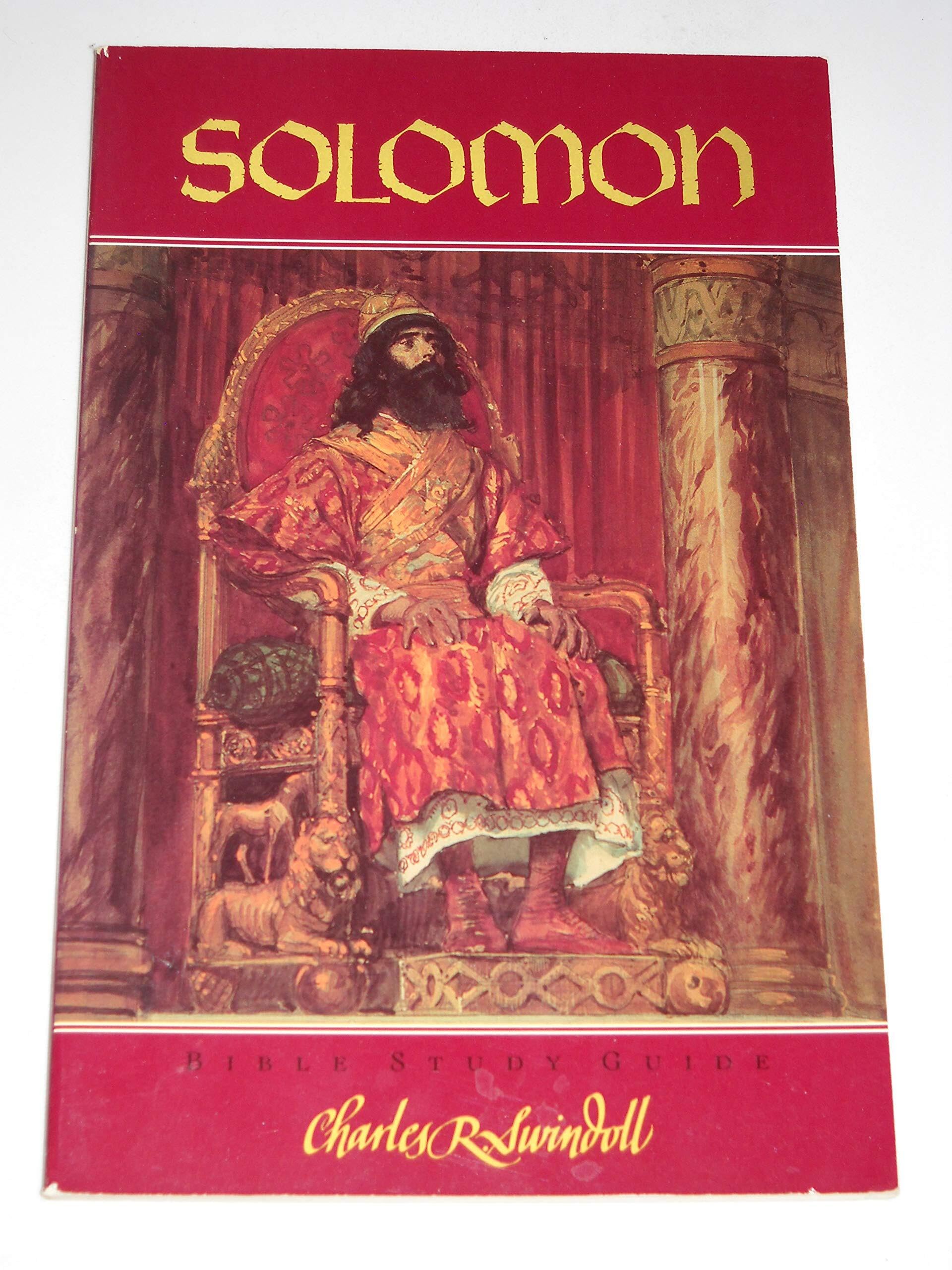 Solomon: Bible Study Guide used book depot