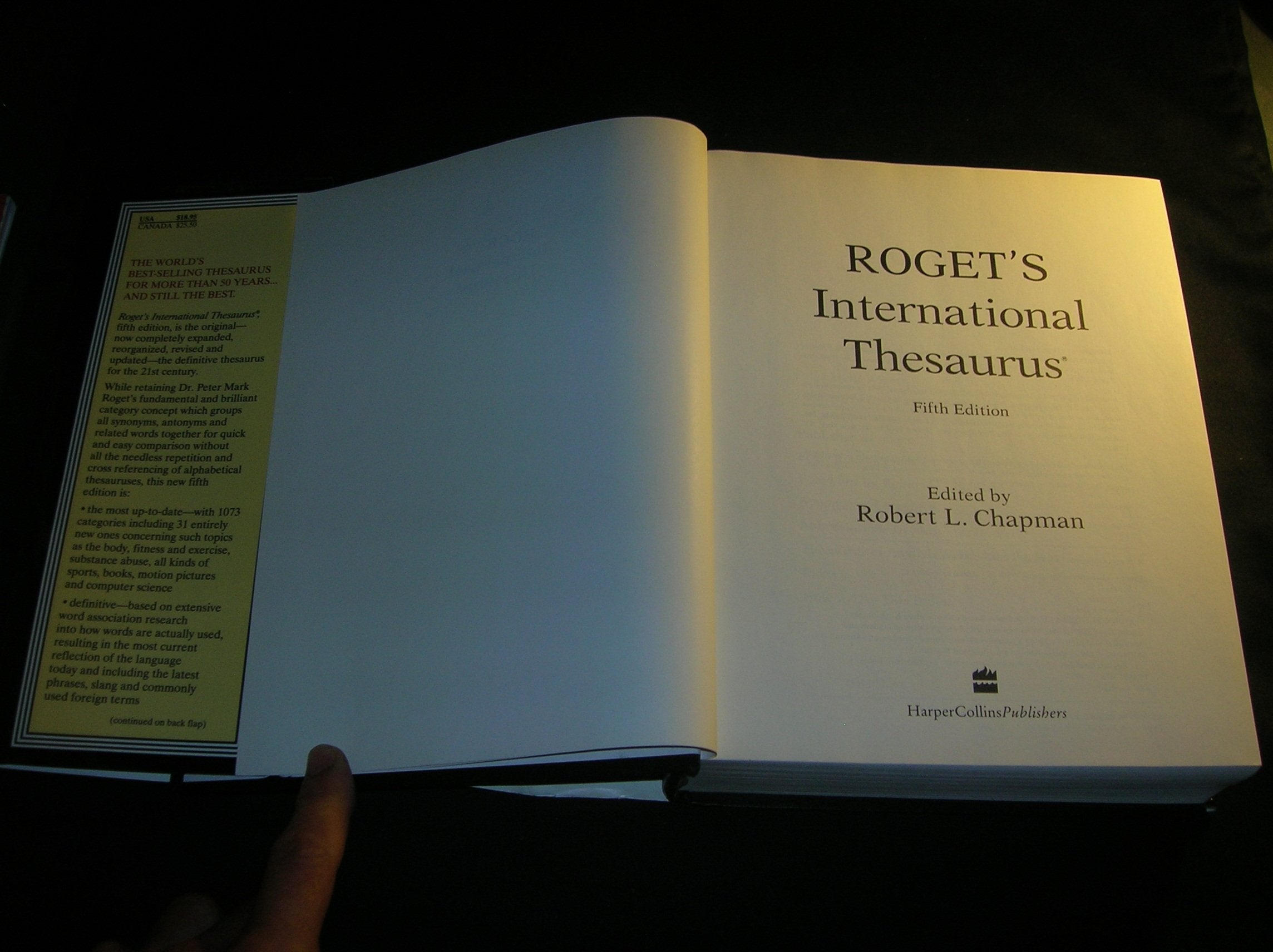 Roget International Thesaurus Index 5E used book depot
