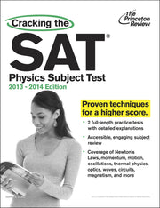 Cracking the SAT Physics Subject Test, 2013-2014 Edition (College Test Preparation) used book depot