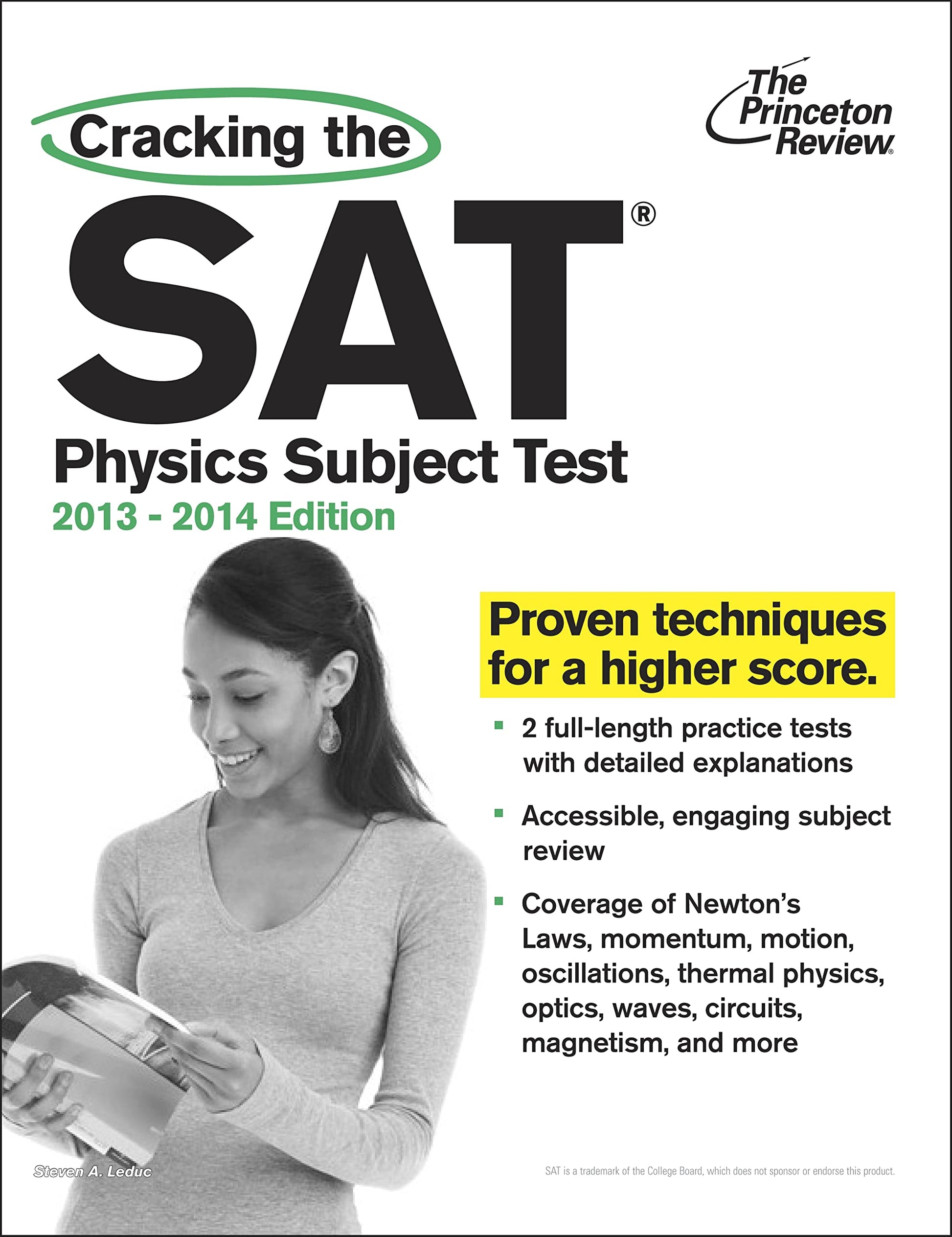 Cracking the SAT Physics Subject Test, 2013-2014 Edition (College Test Preparation) used book depot