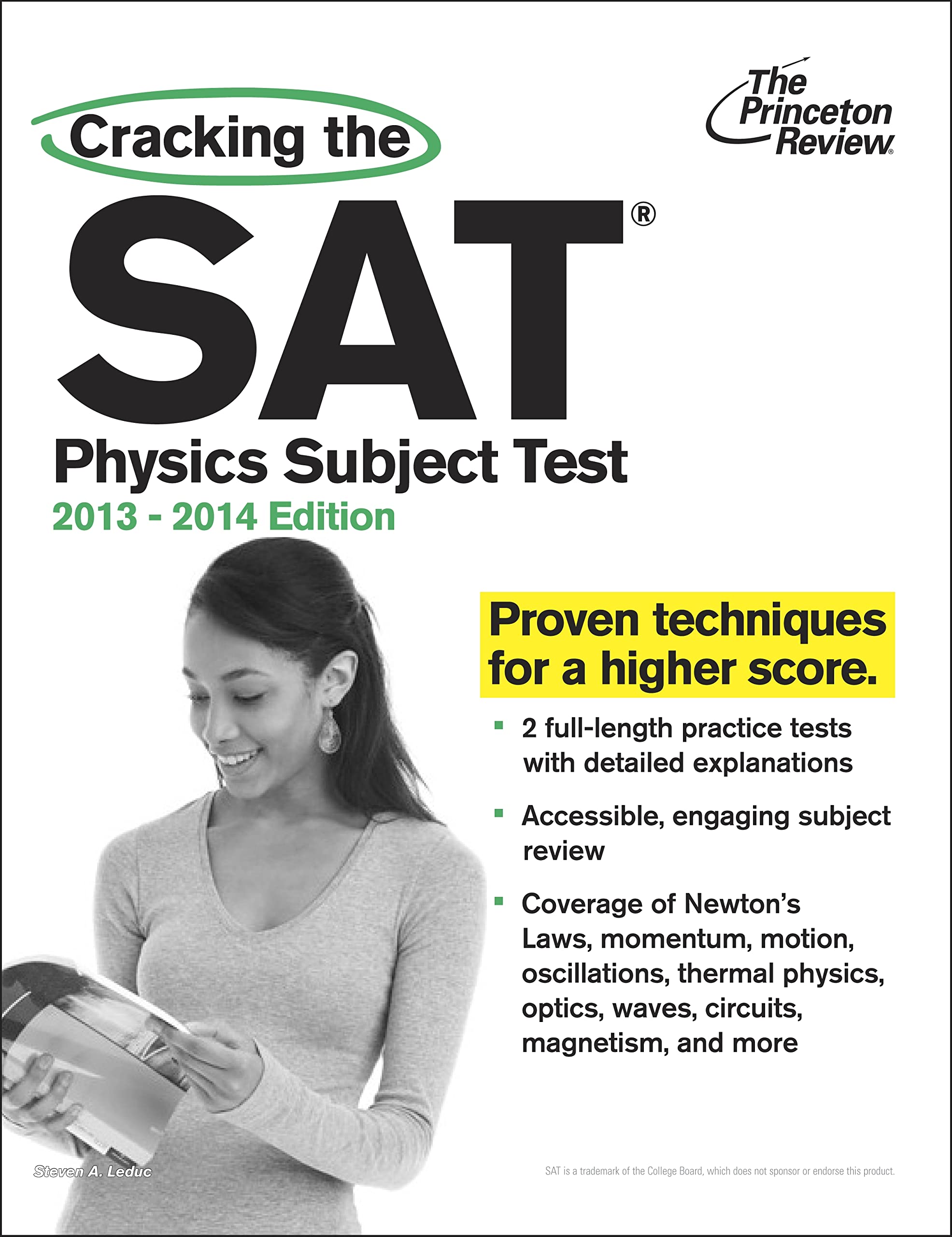 Cracking the SAT Physics Subject Test, 2013-2014 Edition (College Test Preparation) used book depot