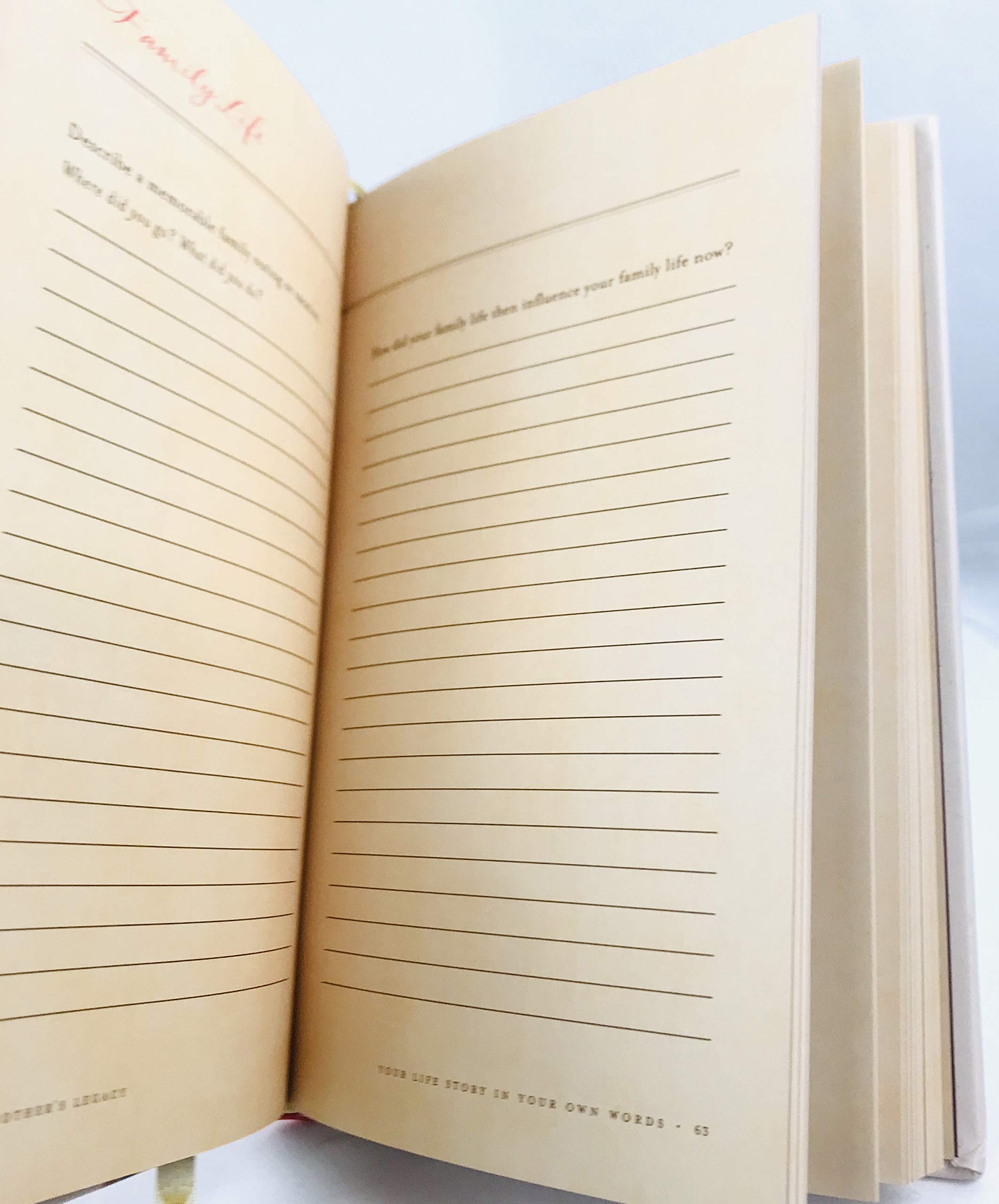 A MOTHER'S Legacy Your life story in your own words