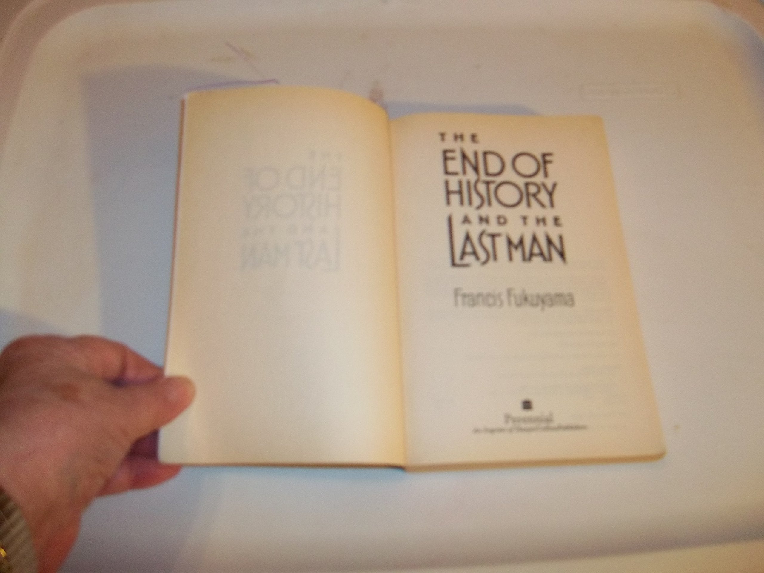 The End of History and the Last Man