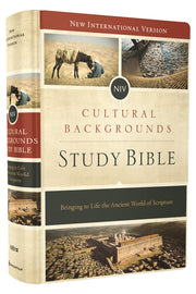 NIV, Cultural Backgrounds Study Bible (Context Changes Everything), Hardcover, Red Letter: Bringing to Life the Ancient World of Scripture used book depot