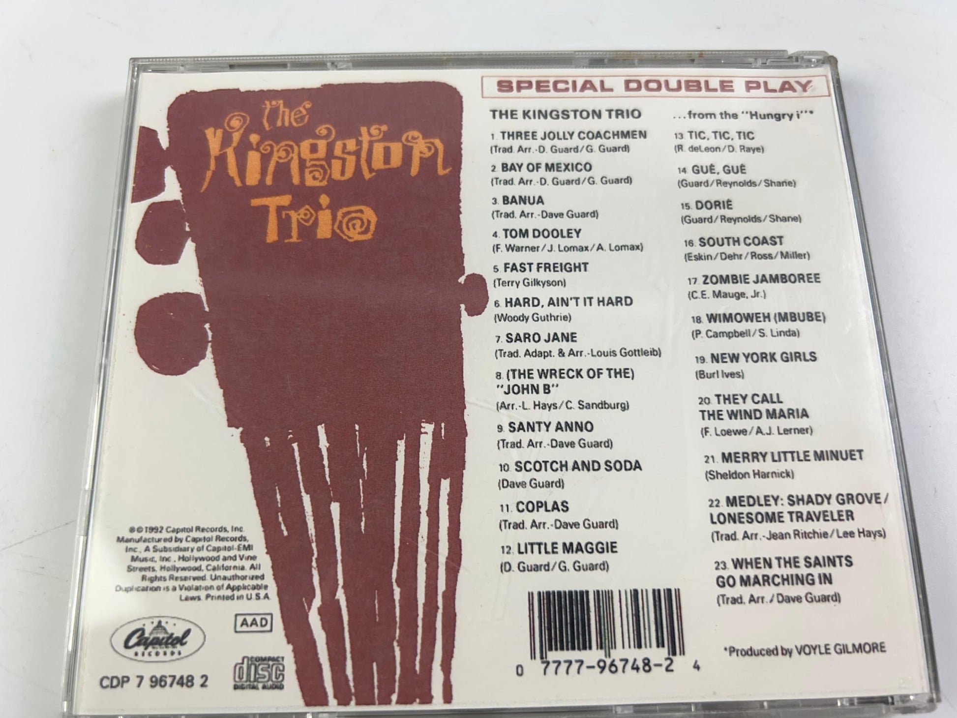 The Kingston Trio/ From the Hungry I used book depot