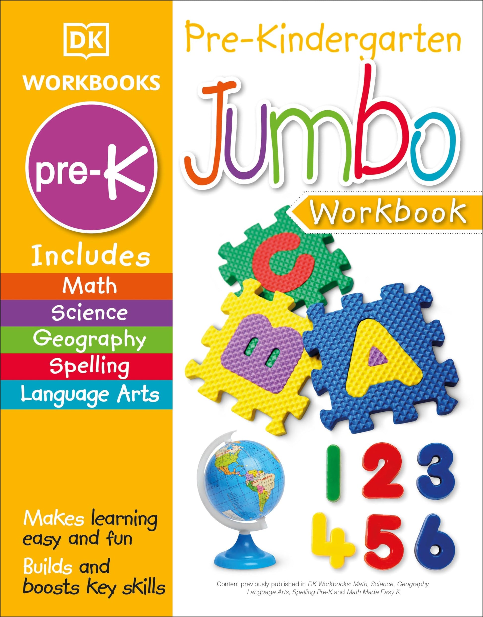 Jumbo Pre Kindergarten Workbook (Dk Workbooks) used book depot