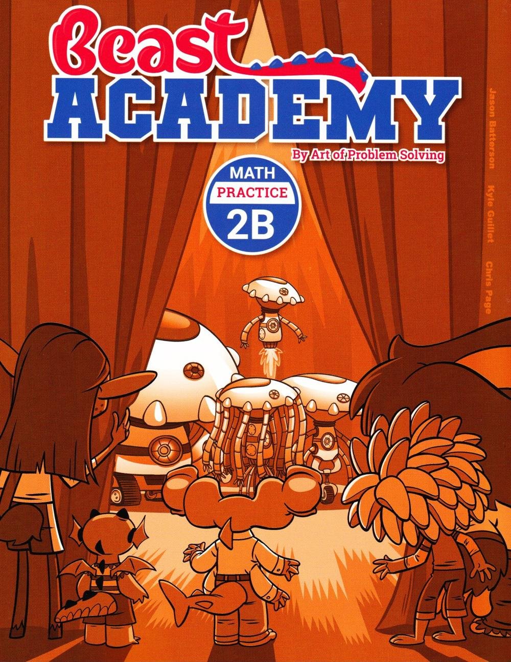 Art of Problem Solving Beast Academy 2A and 2B and 2C and 2D Guide and Practice 8-Book Set used book depot
