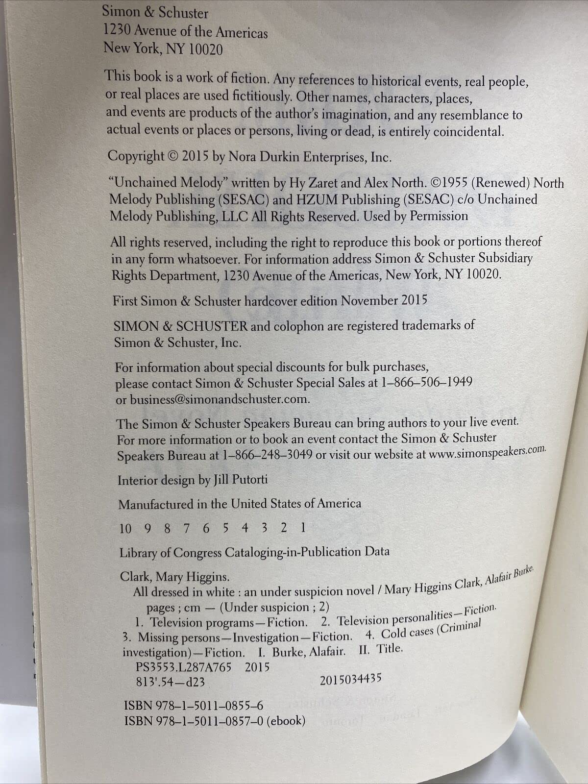 All Dressed in White: An Under Suspicion Novel used book depot