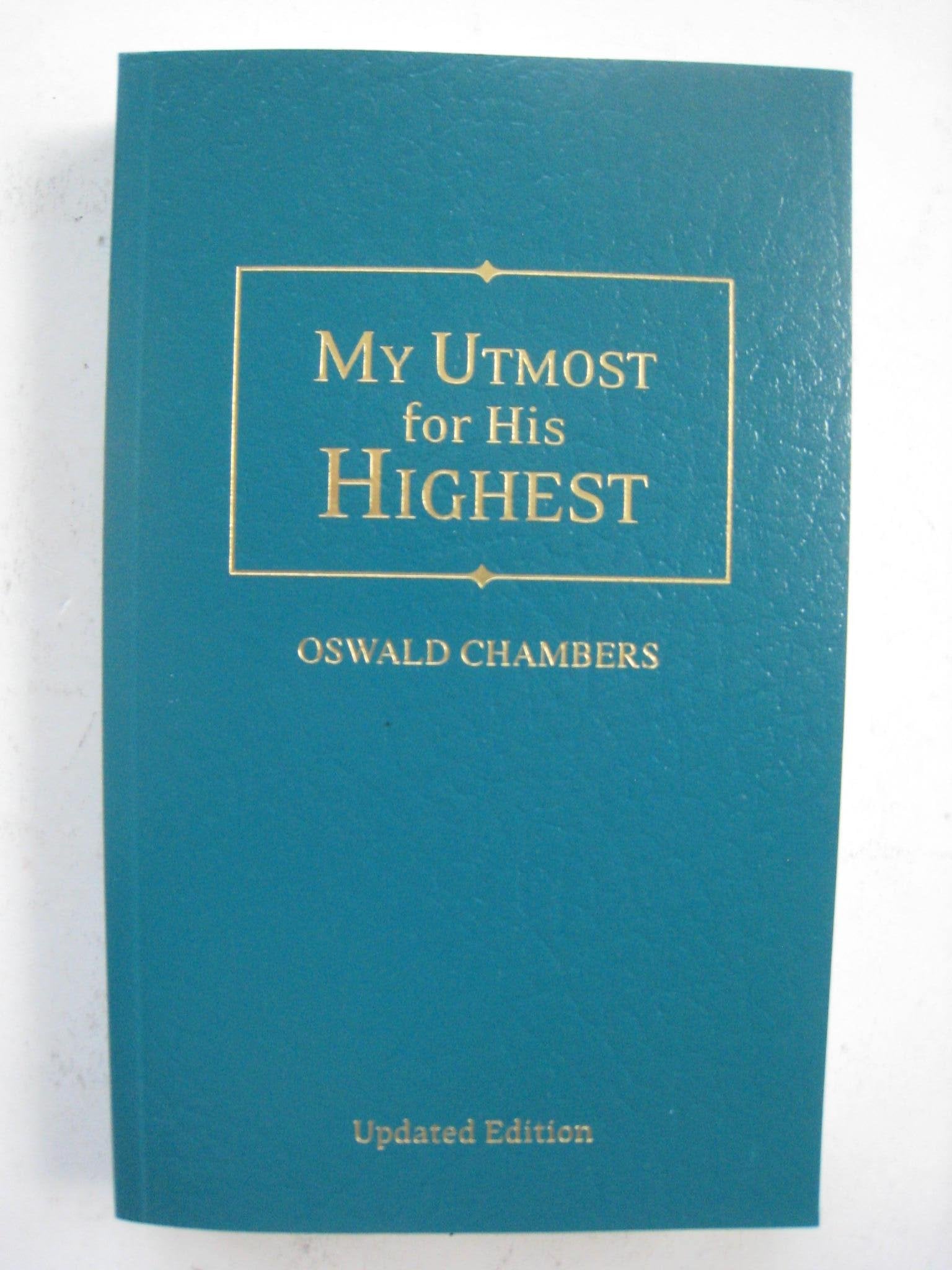My Utmost for His Highest: Quality Paperback Edition used book depot