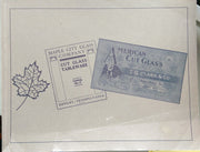 Maple City Glass Company Cut Glass Tableware Catalog No. 3