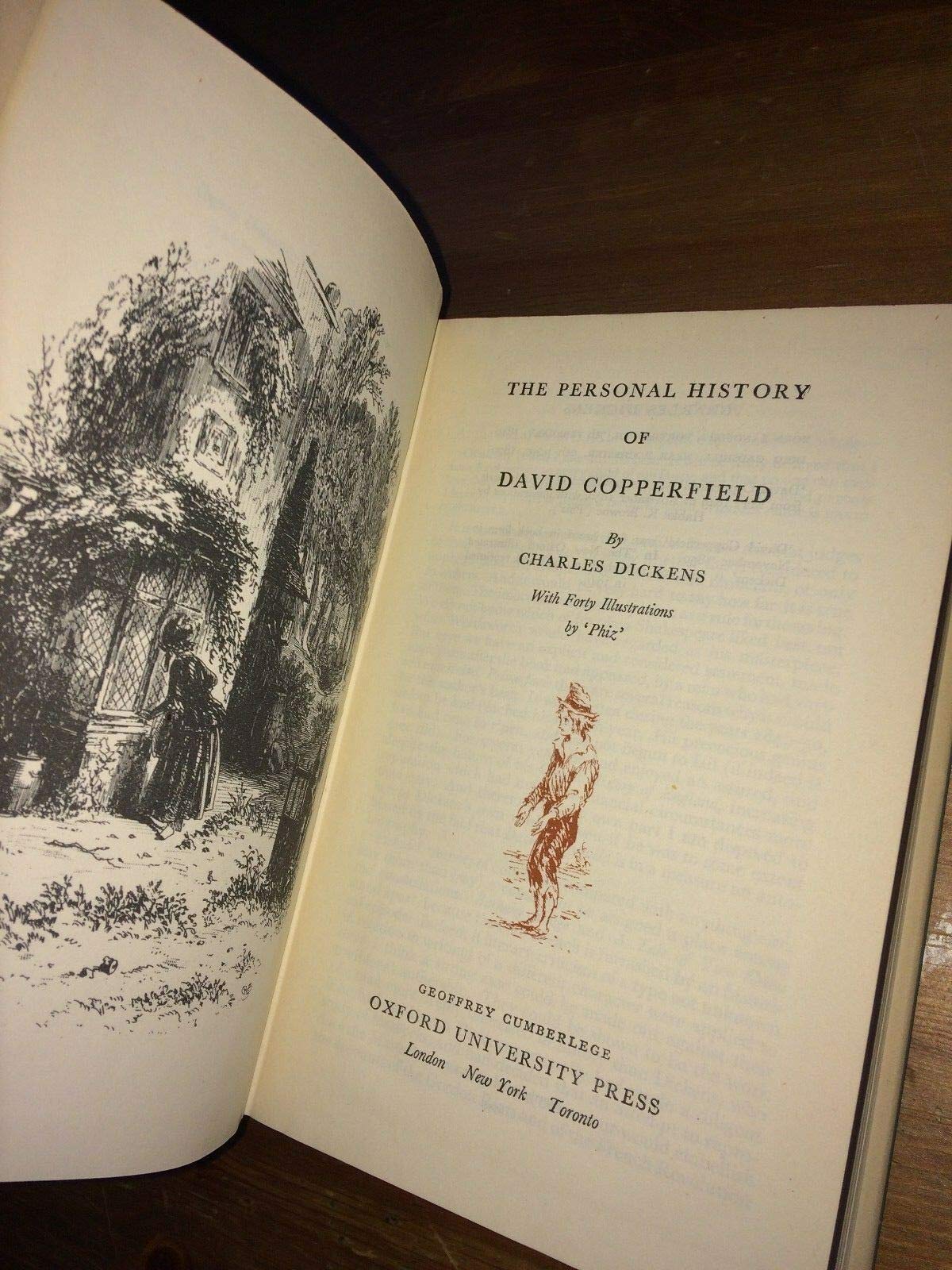 David Copperfield (Oxford Illustrated Dickens) used book depot