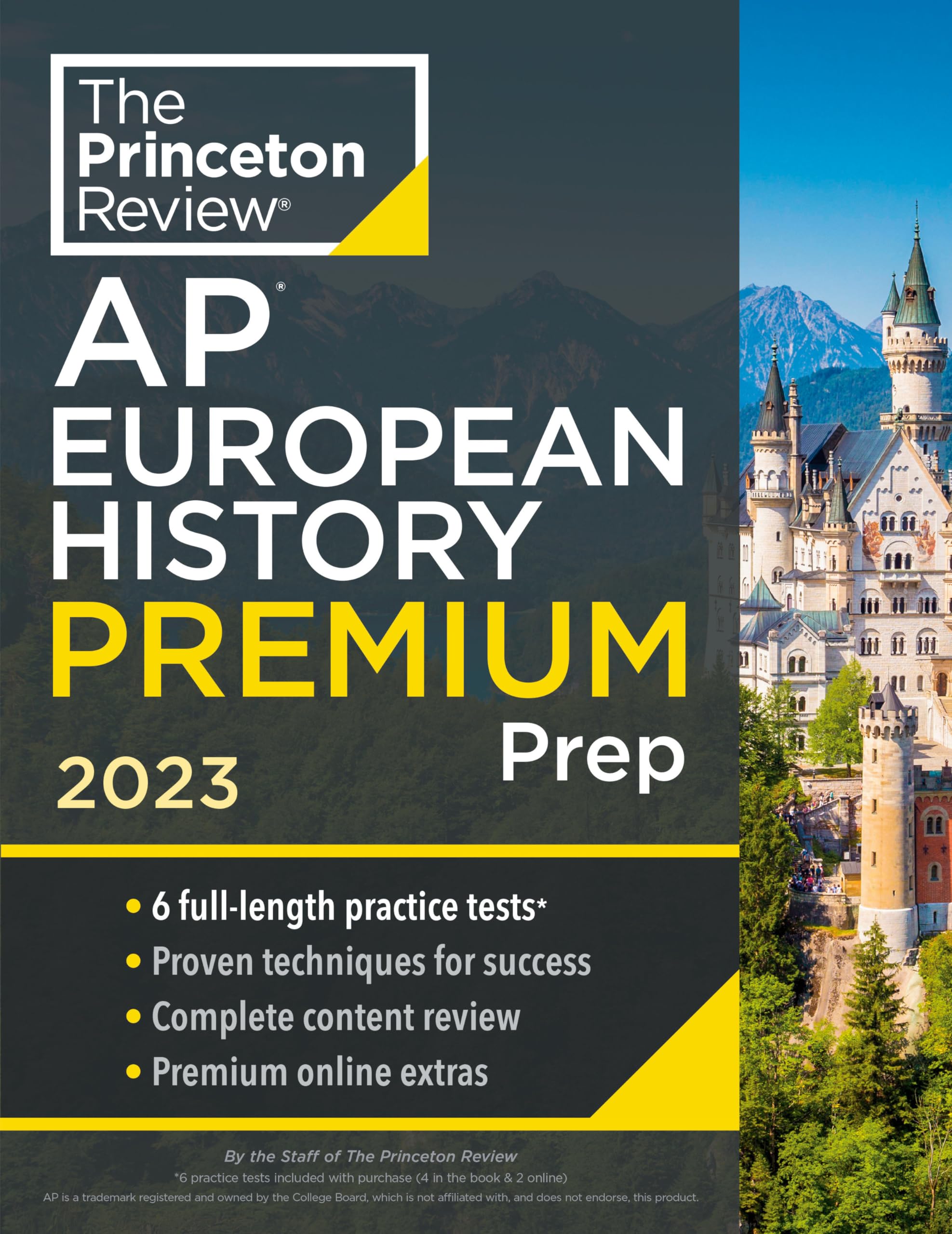 Princeton Review AP European History Premium Prep, 2023: 6 Practice Tests + Complete Content Review + Strategies & Techniques (College Test Preparation) used book depot