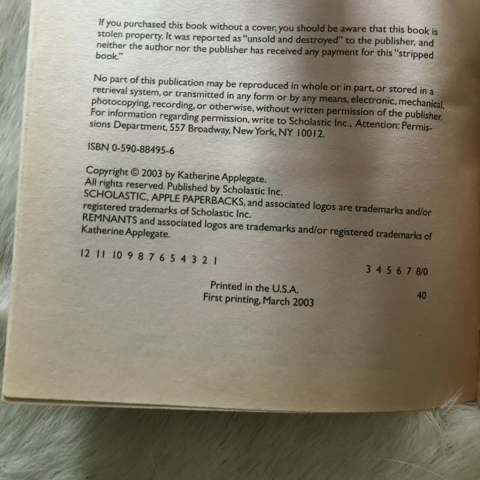 Dream Storm (Remnants, Book 11) used book depot