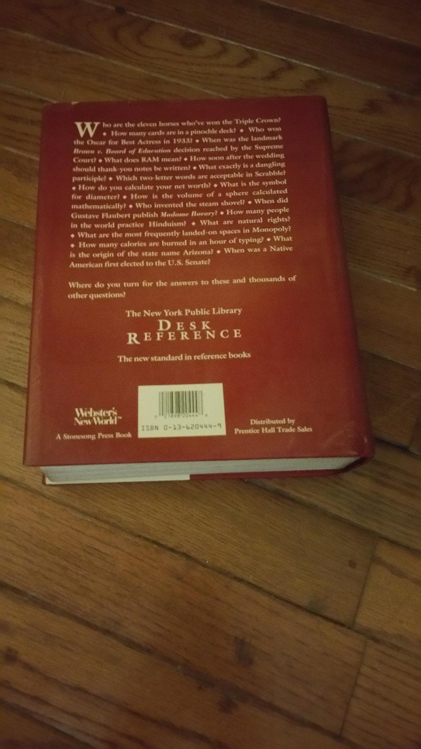 The New York Public Library Desk Reference
