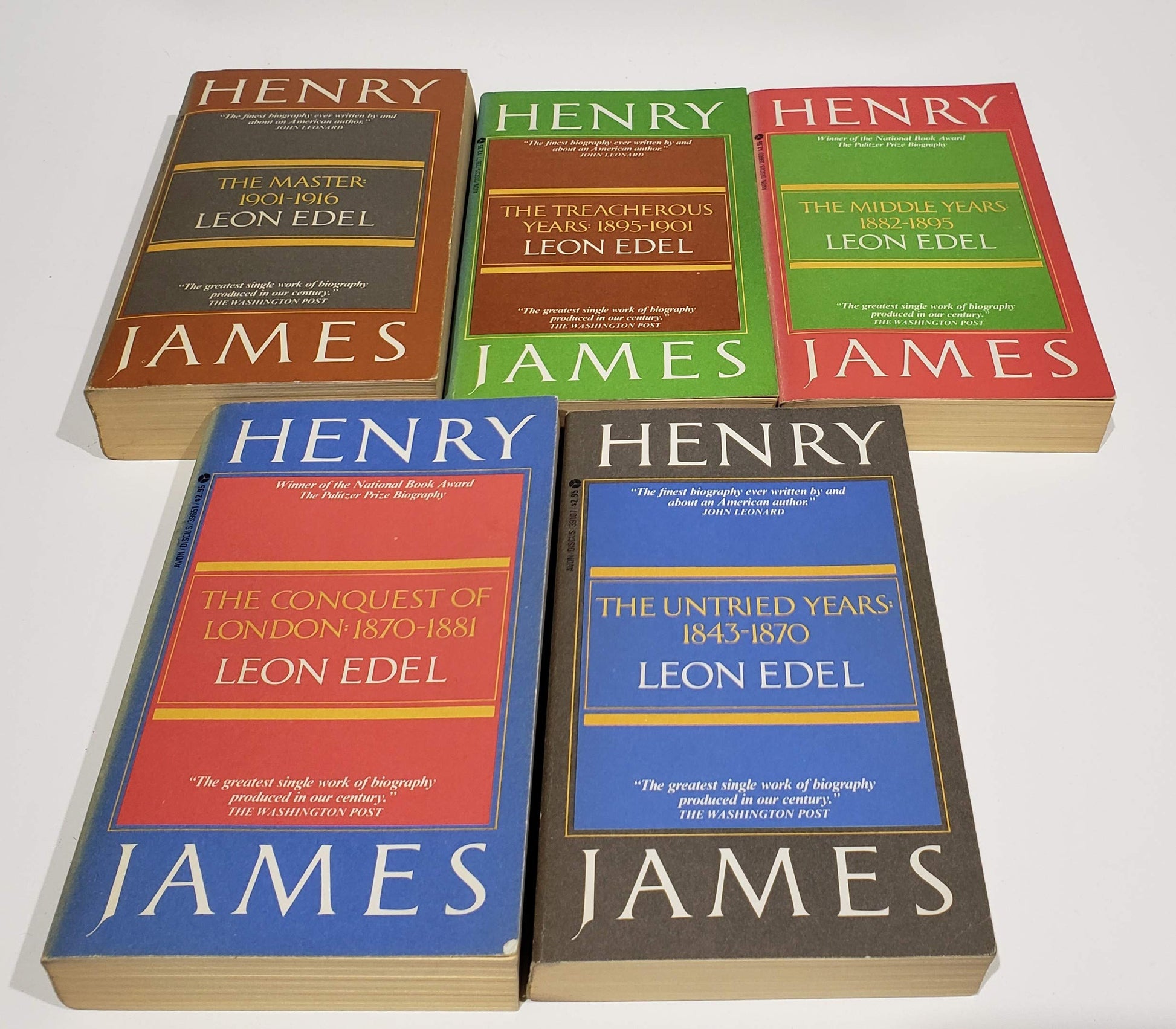 Henry James, The Complete Biography: Five Volume Boxed Set used book depot