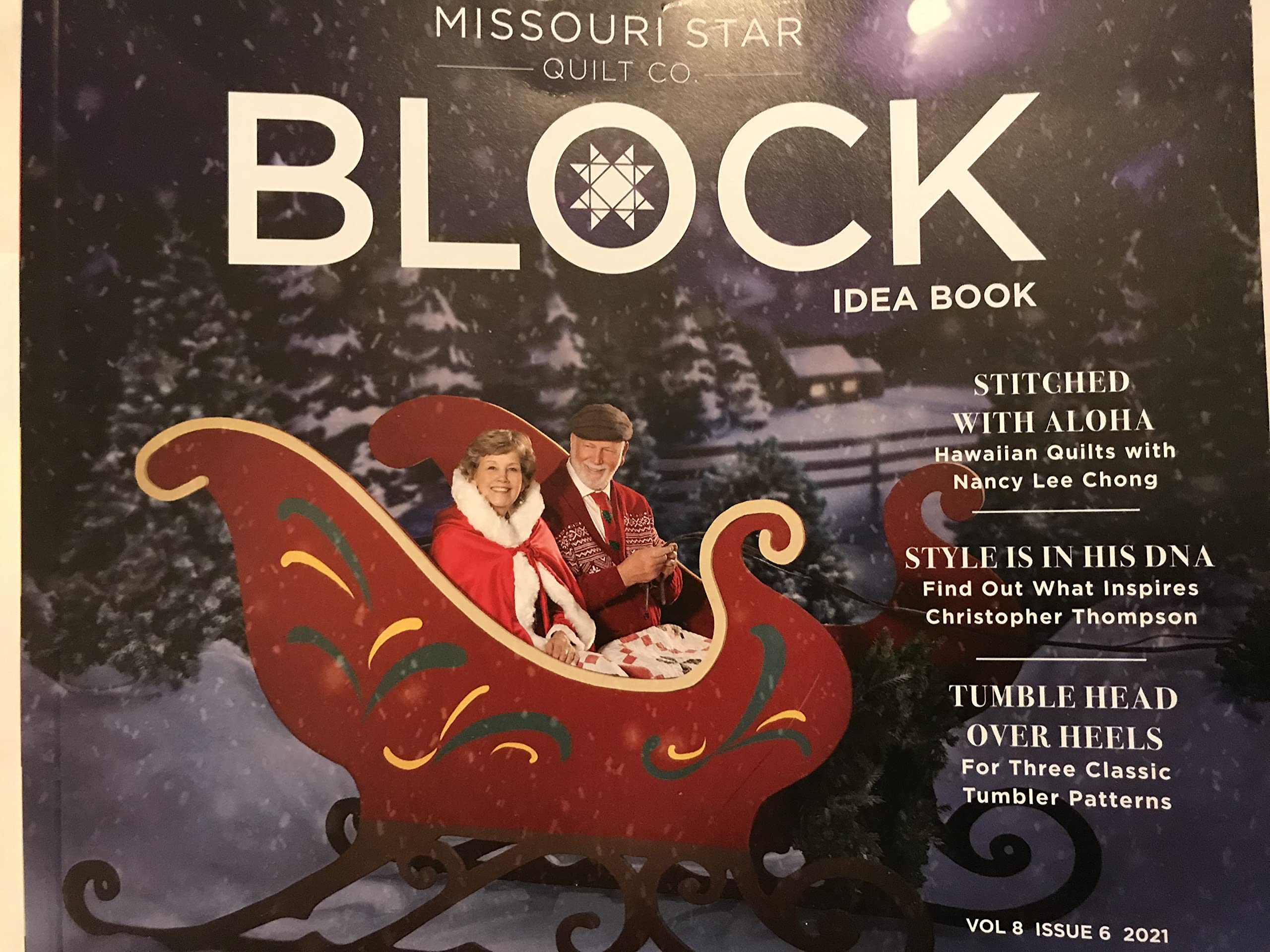 Block Magazine -Idea Book by Missouri Star DEC-Vol 8 Issue6 2021 used book depot
