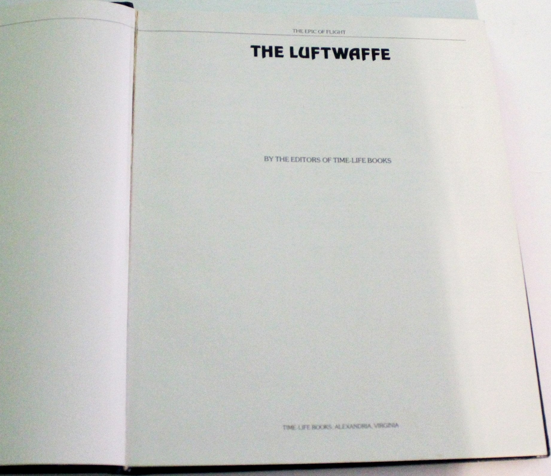 The Luftwaffe (Epic of Flight) used book depot