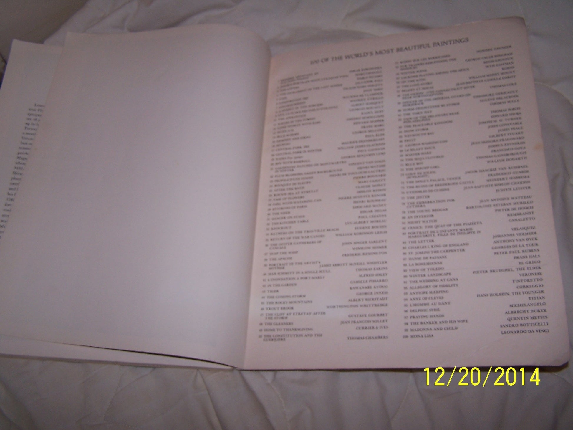 100 of the World's Most Beautiful Paintings used book depot