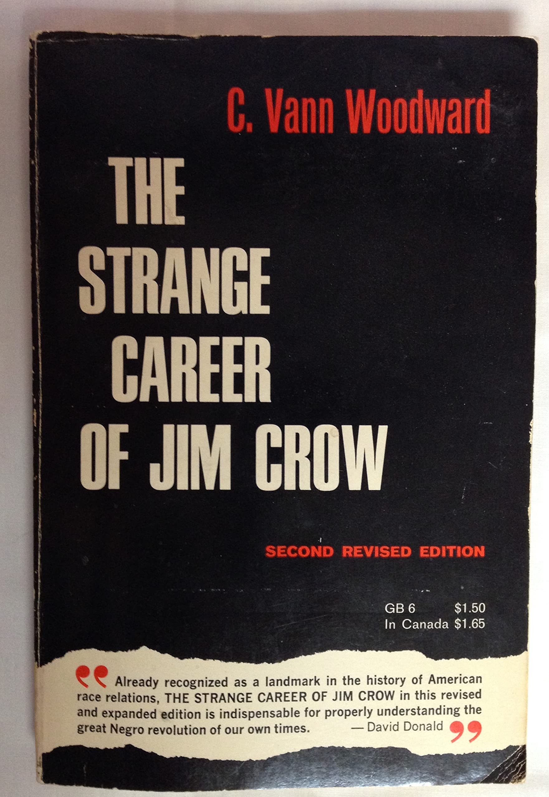 The Strange Career of Jim Crow