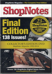 ShopNotes Final Edition: 138 Complete issues (1992-2014) used book depot