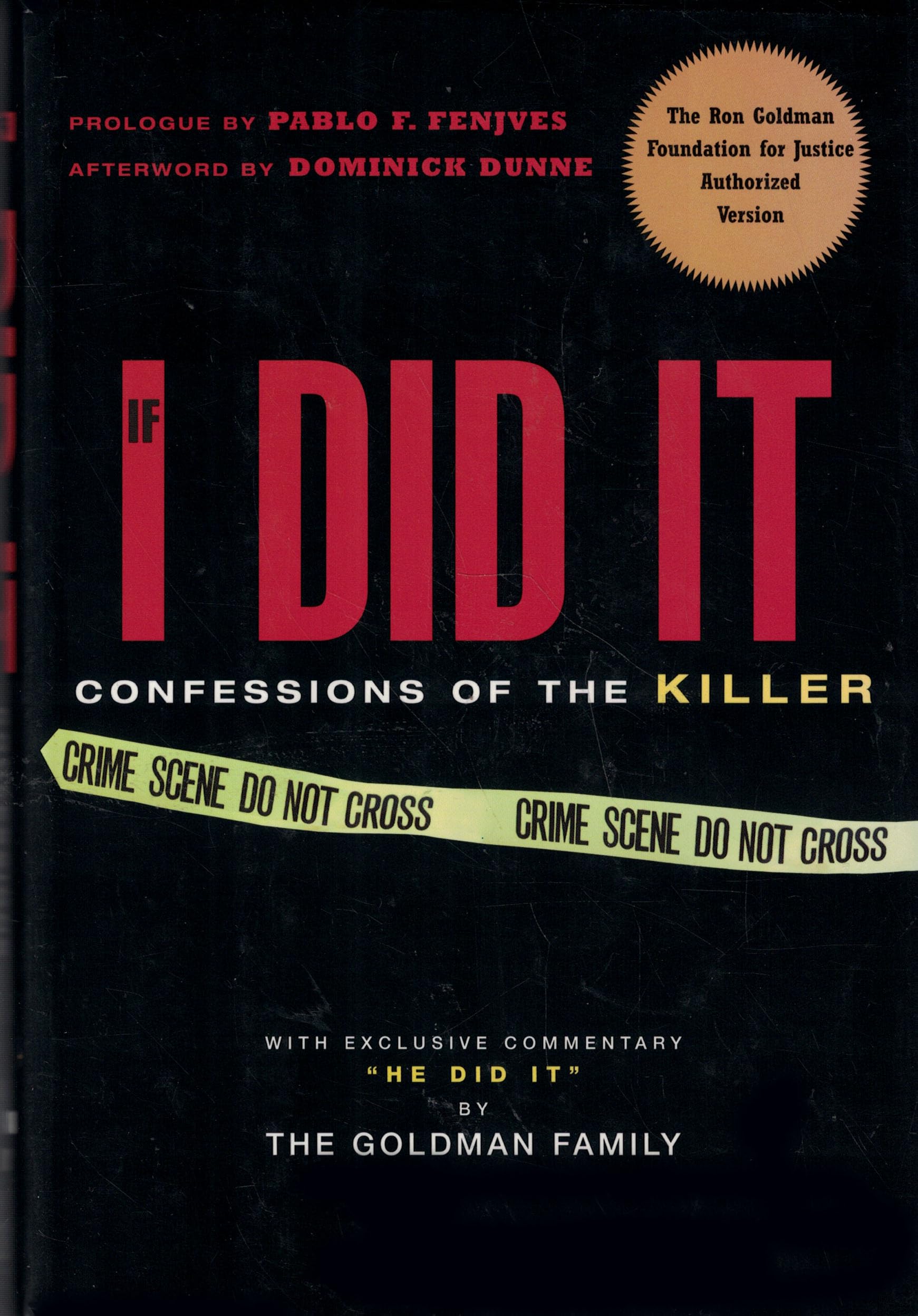 If I did it : Confessions of the Killer used book depot