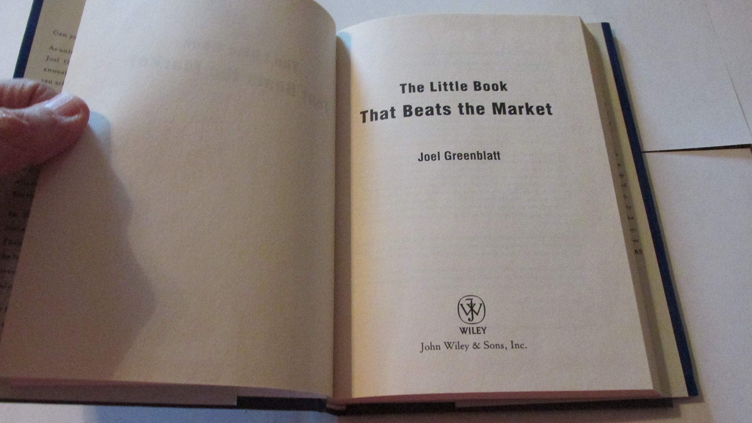 The Little Book That Beats the Market used book depot