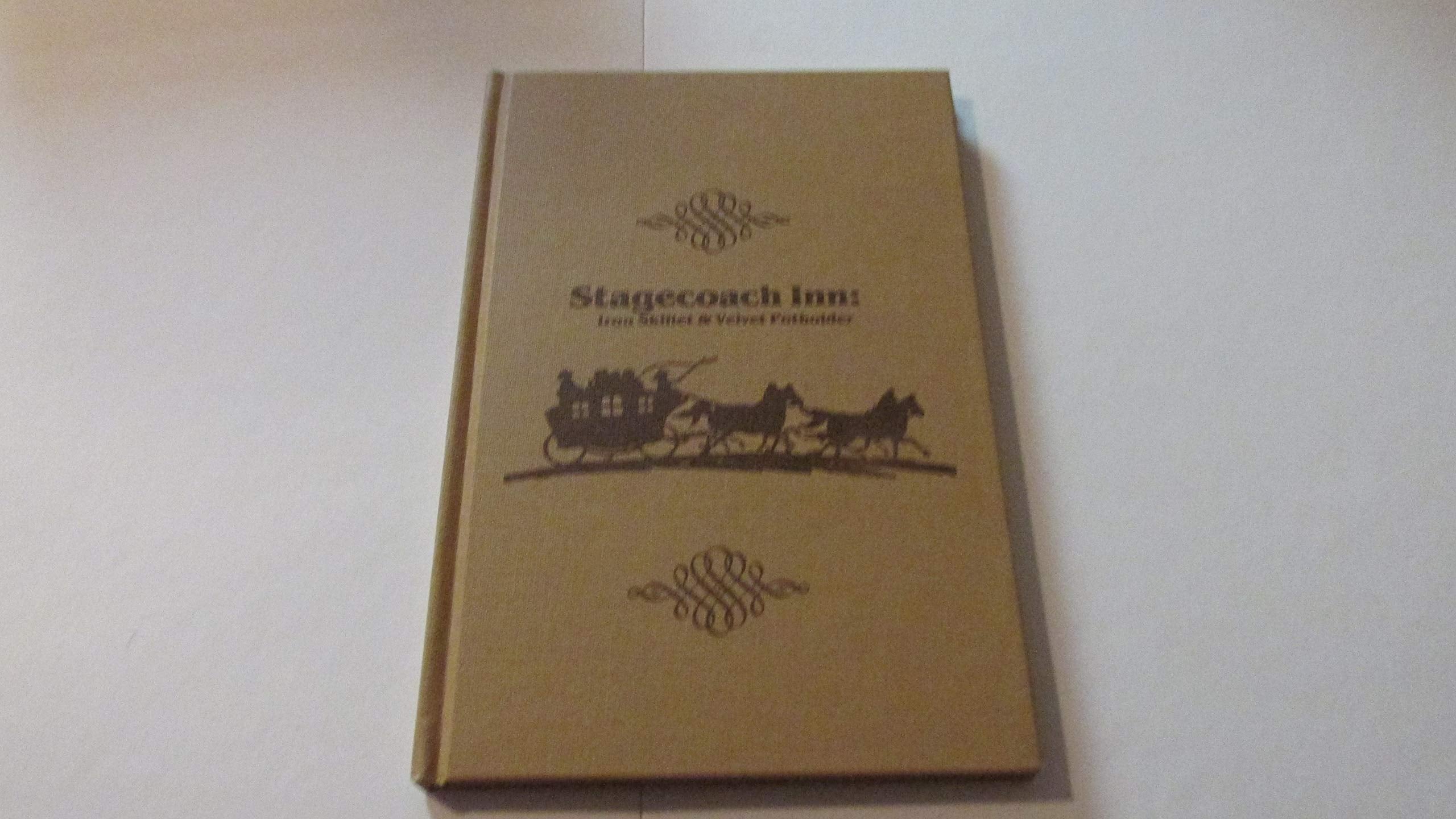STAGECOACH INN: Iron Skillet and Velvet Potholder used book depot