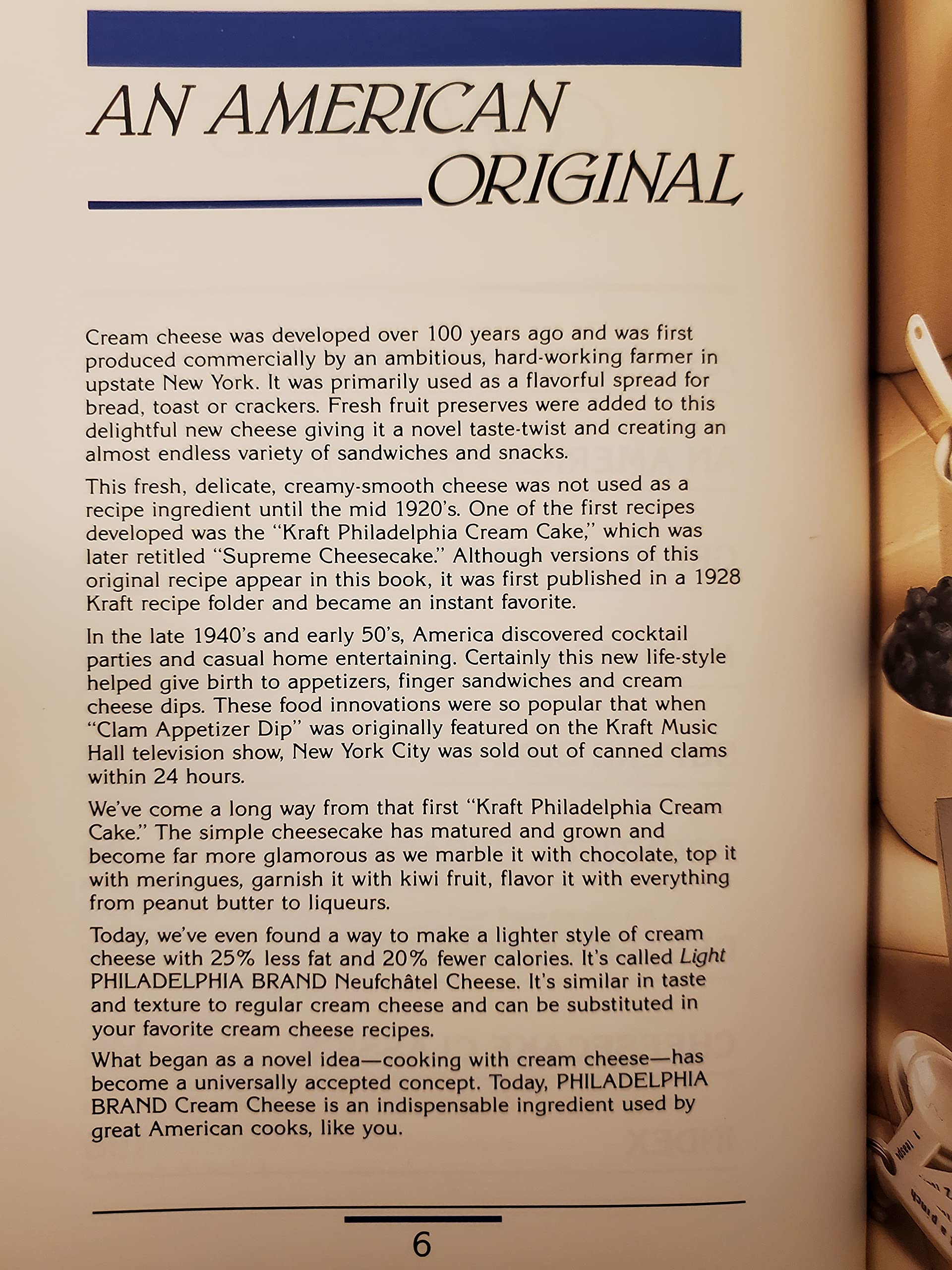 Kraft Philadelphia Brand Cream Cheese Cookbook used book depot