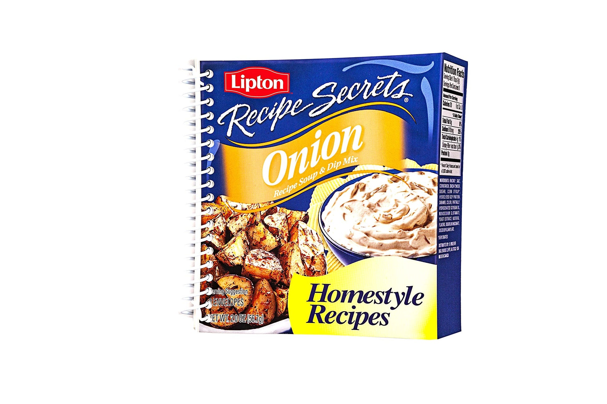 Lipton Recipe Secrets Onion Recipe Soup & Dip Mix: Homestyle Recipes used book depot