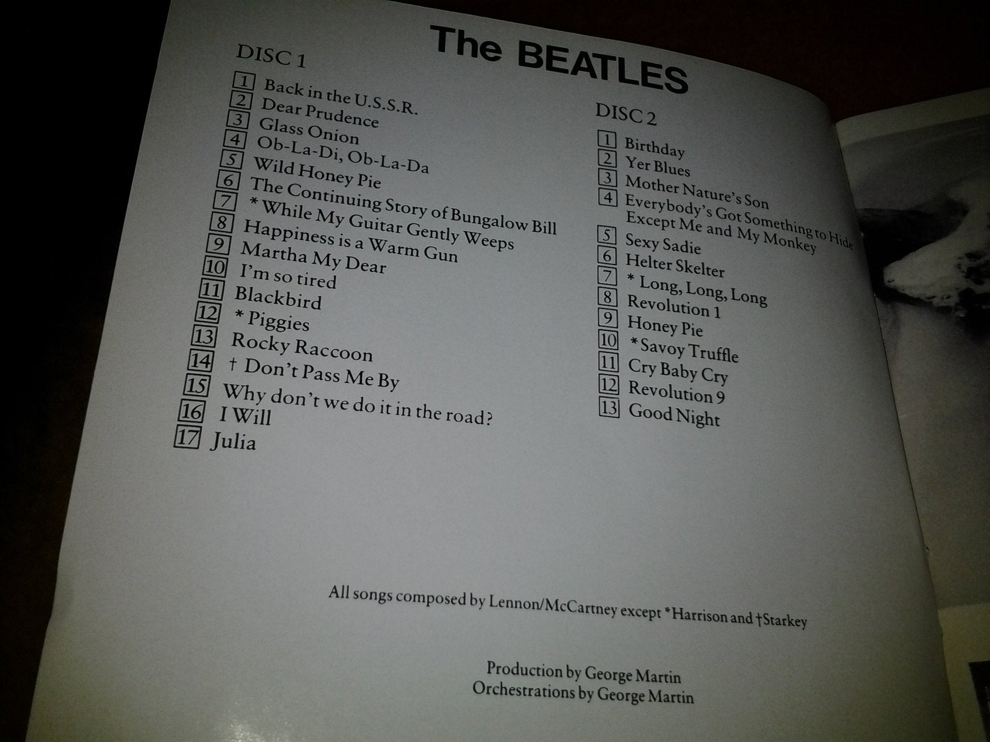 The Beatles (The White Album) used book depot