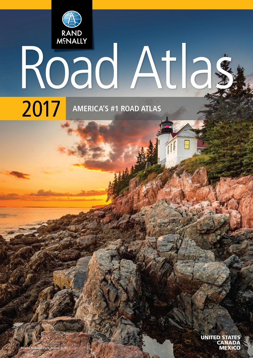 Rand McNally 2017 Road Atlas: United States, Canada, Mexico (Rand McNally Road Atlas) used book depot