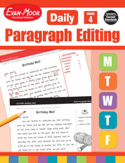 Daily Paragraph Editing, Grade 4 Teacher Edition used book depot