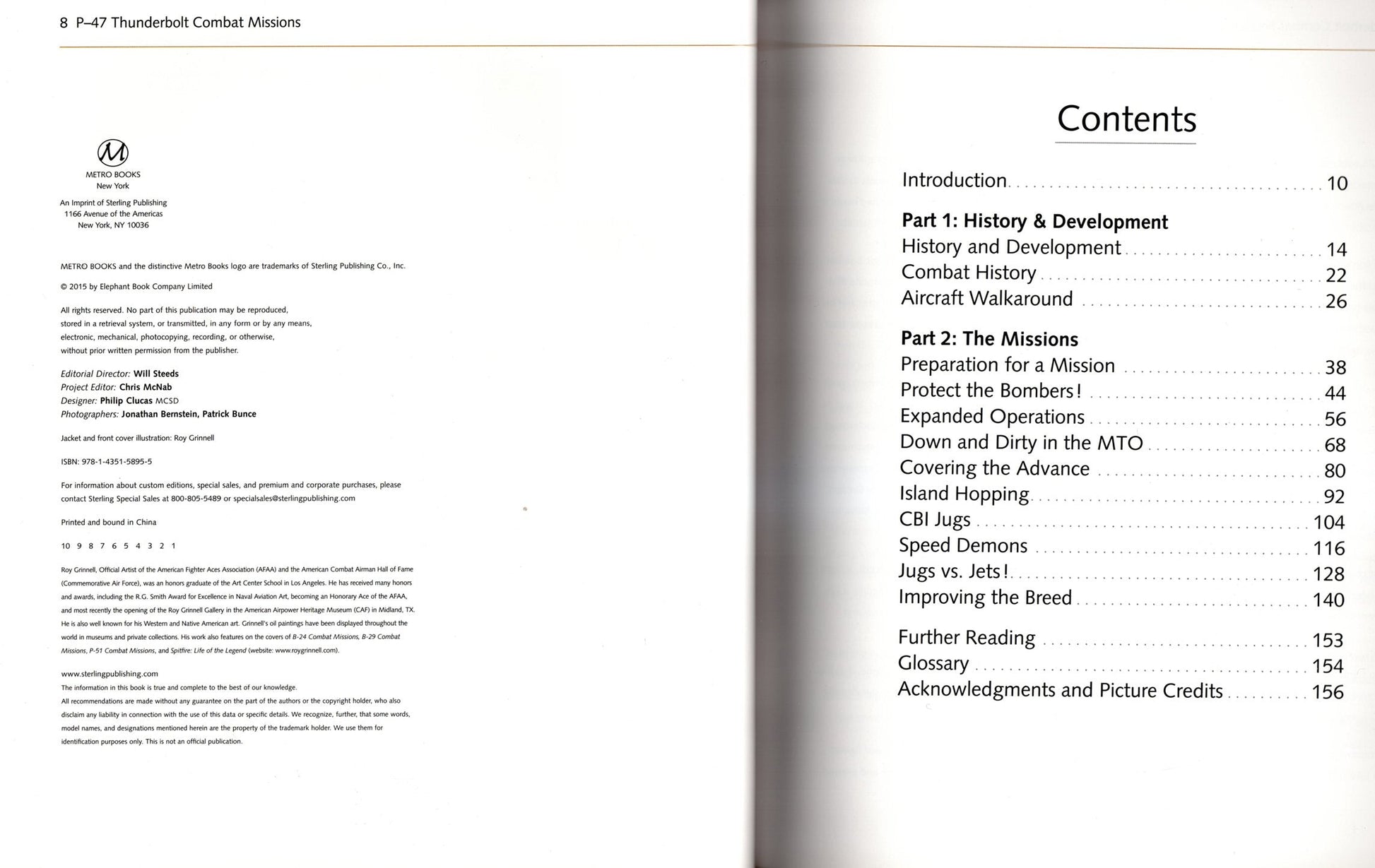 P-47 Thunderbolt Combat Missions used book depot