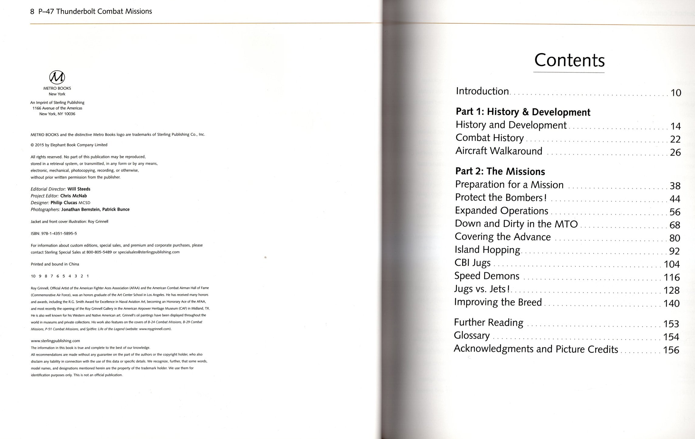 P-47 Thunderbolt Combat Missions used book depot