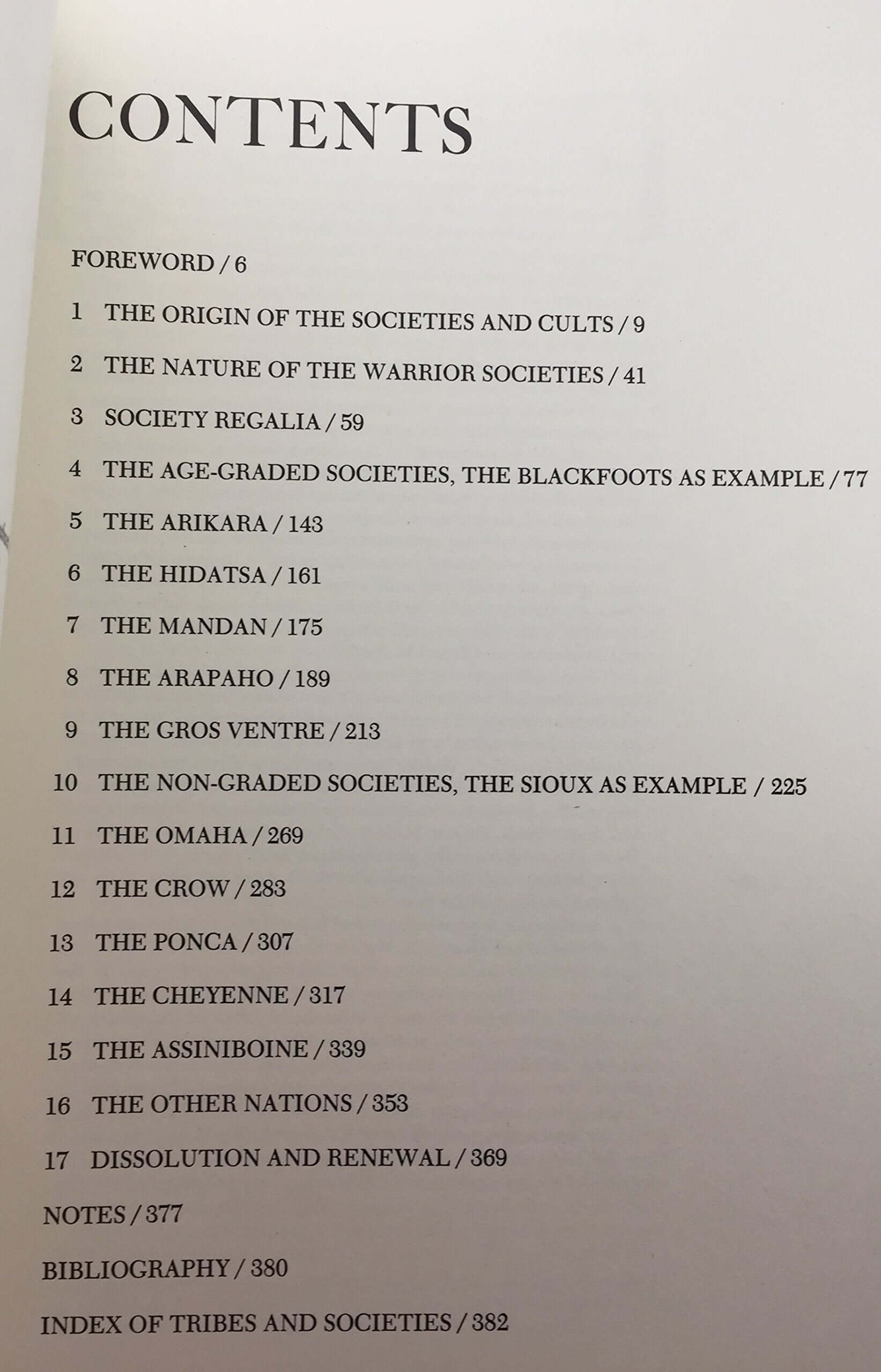 Dog Soldiers, Bear Men and Buffalo Women: A Study of the Societies and Cults of the Plains Indians used book depot