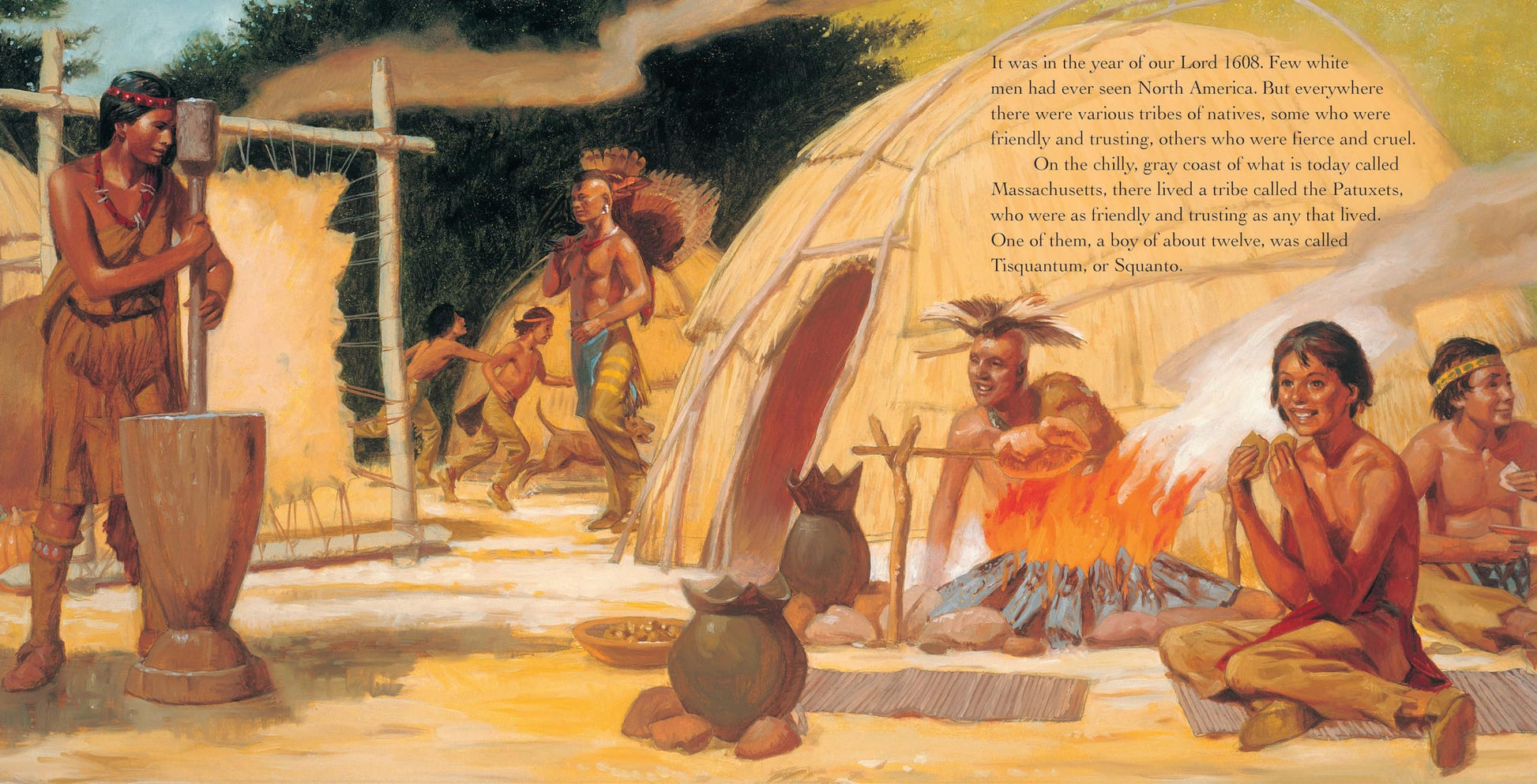 Squanto and the Miracle of Thanksgiving: A Harvest Story from Colonial America of How One Native American's Friendship Saved the Pilgrims used book depot