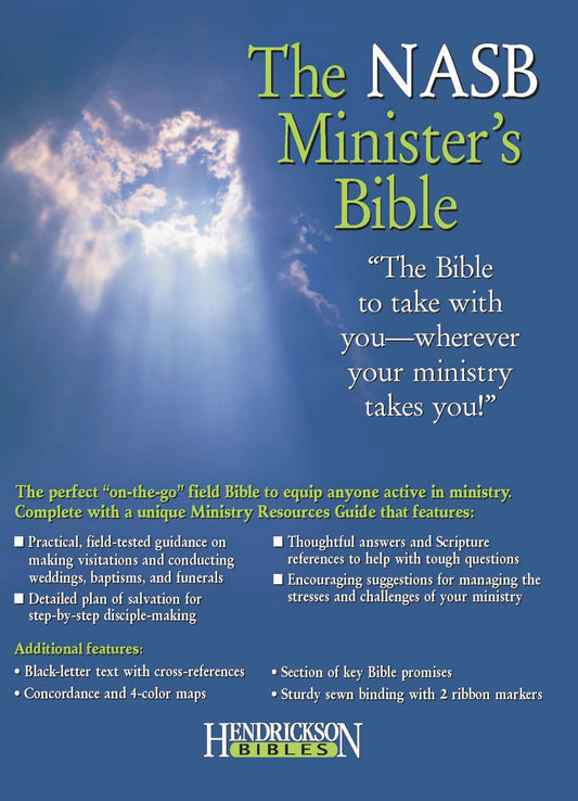 NASB Minister's Bible, Burgundy