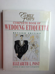 Emily Post's Complete Book of Wedding Etiquette used book depot