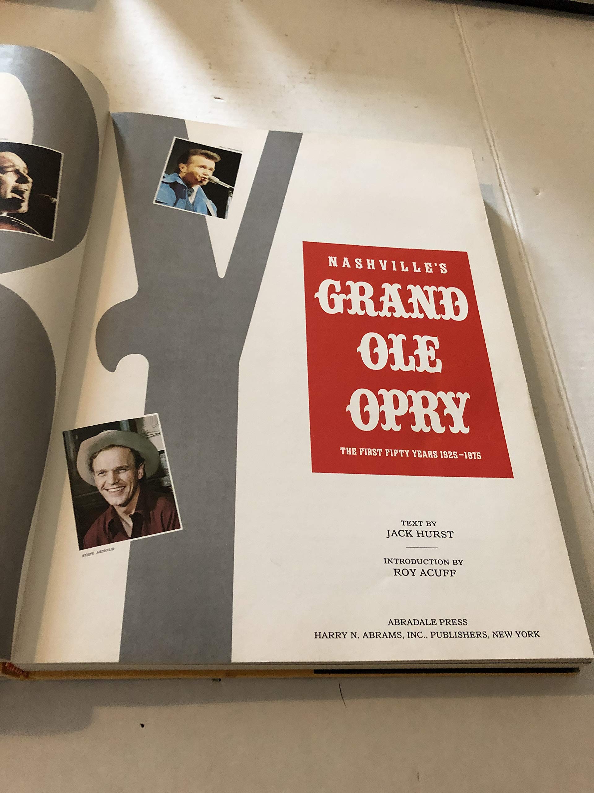 Nashville's Grand Ole Opry: The First Fifty Years 1925-1975 used book depot