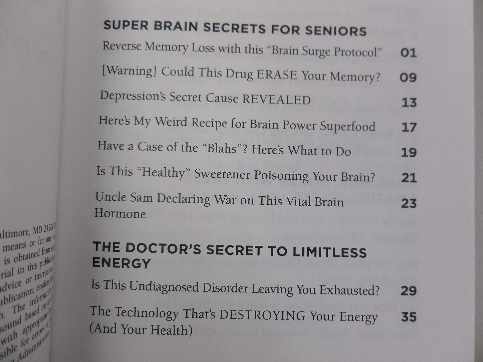THE SECRETS OF UNDERGROUND MEDICINE used book depot