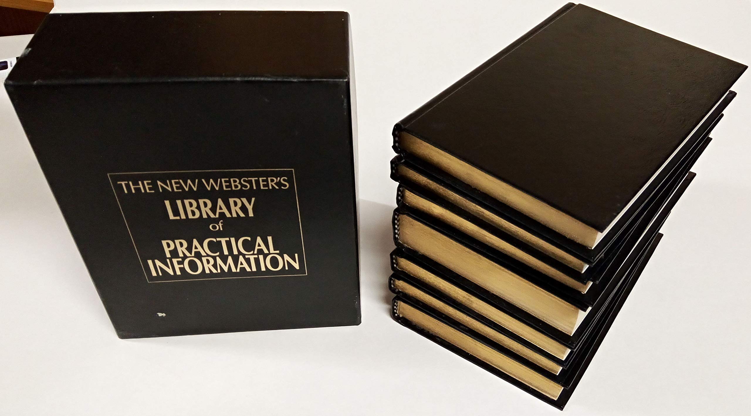 The New Webster's Library of Practical Information (7 Volume Desk Set) used book depot