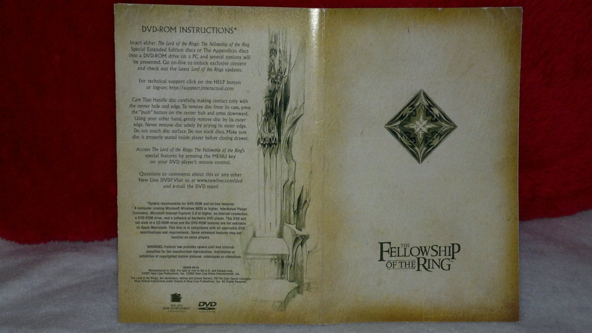The Lord of the Rings: The Fellowship of the Ring (Four-Disc Special Extended Edition) used book depot