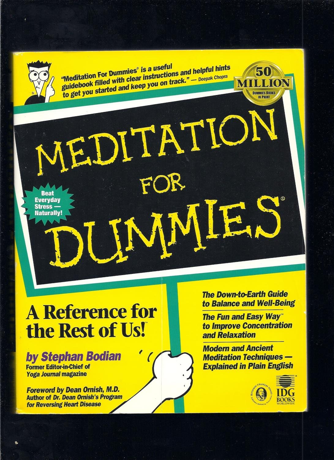 Meditation for Dummies used book depot
