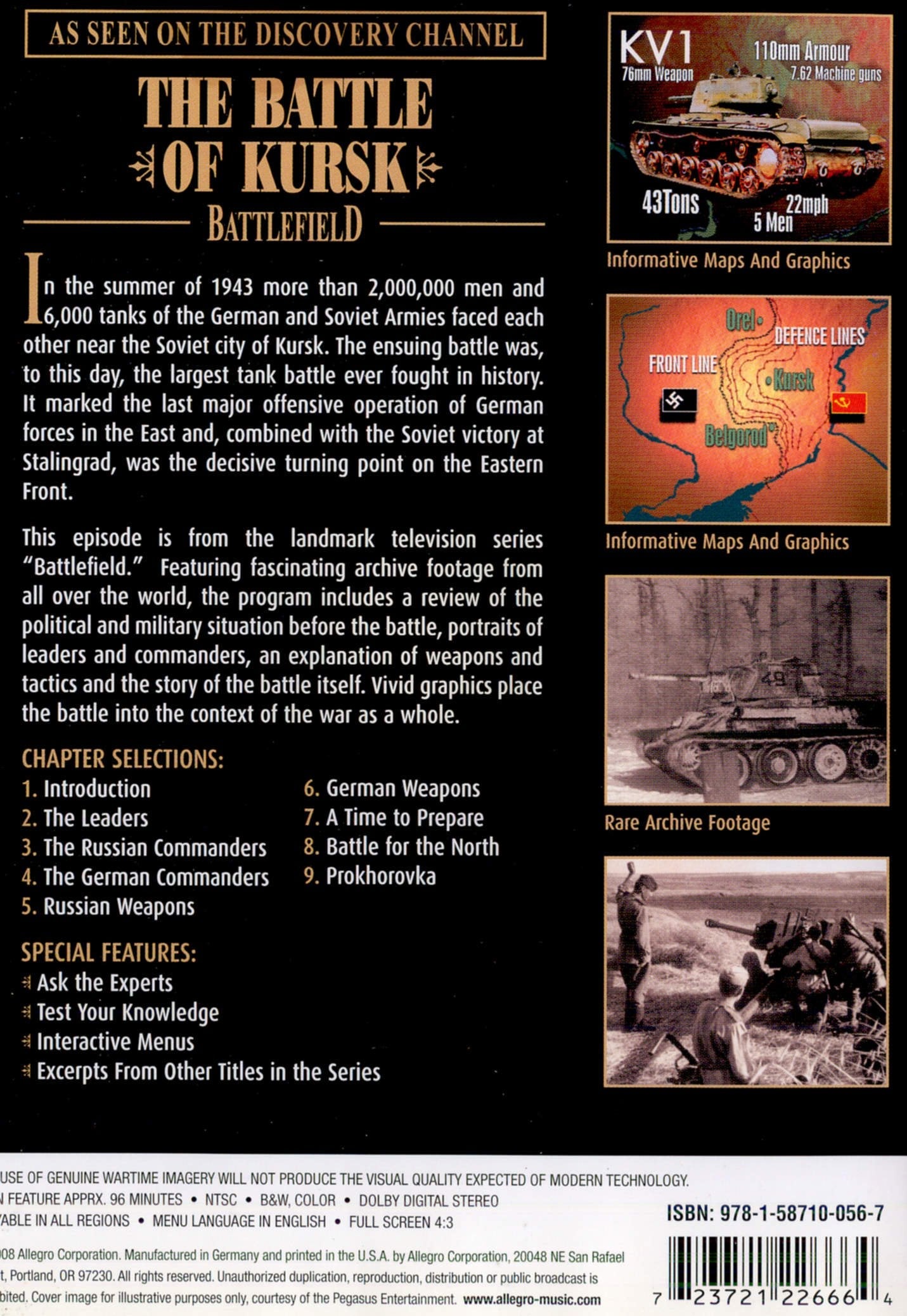The Battlefield: The Battle of Kursk [DVD] used book depot