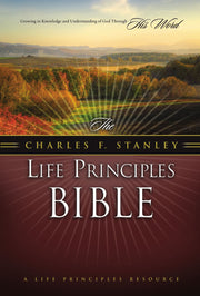 The Charles F. Stanley Life Principles Bible: New American Standard Version used book depot